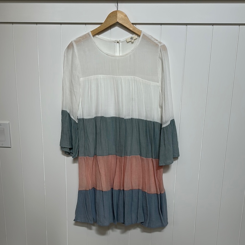 Color Block Tunic Dress